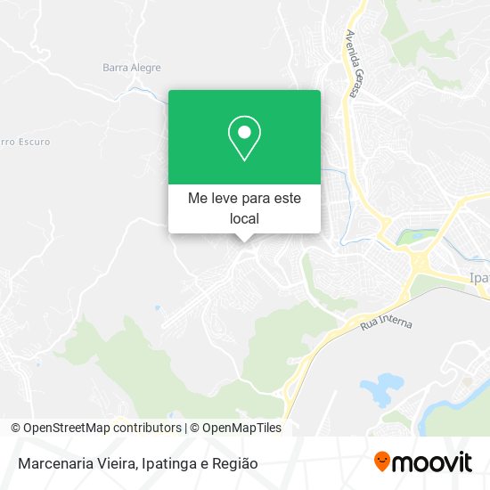 Marcenaria Vieira mapa