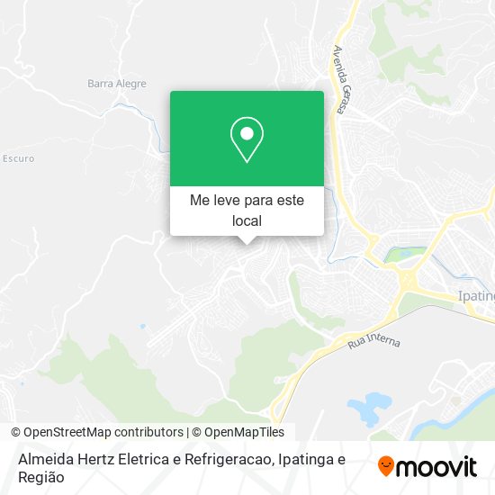 Almeida Hertz Eletrica e Refrigeracao mapa