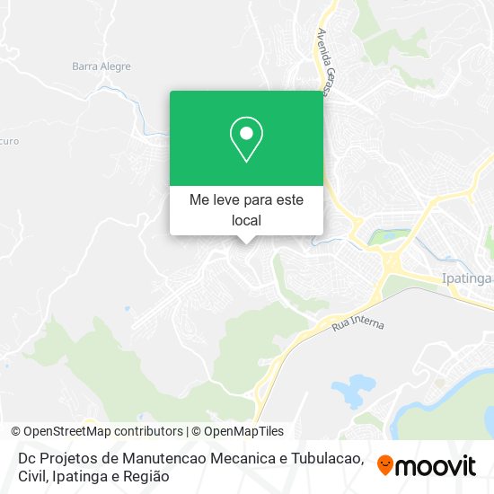 Dc Projetos de Manutencao Mecanica e Tubulacao, Civil mapa