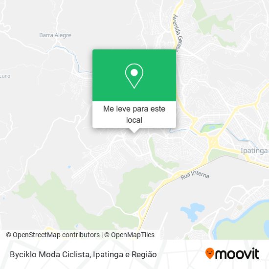 Byciklo Moda Ciclista mapa