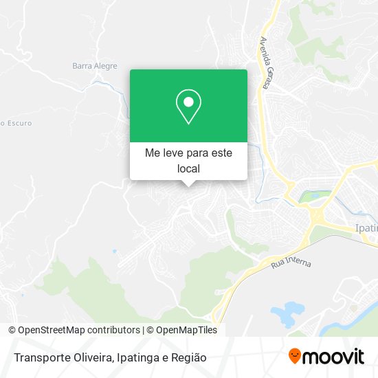 Transporte Oliveira mapa