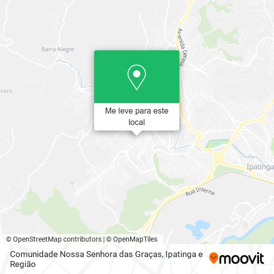 Comunidade Nossa Senhora das Graças mapa