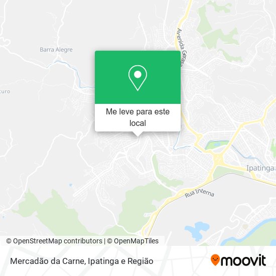 Mercadão da Carne mapa