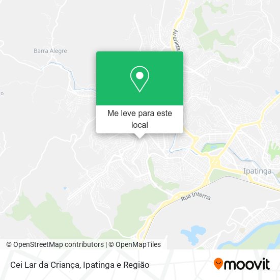 Cei Lar da Criança mapa