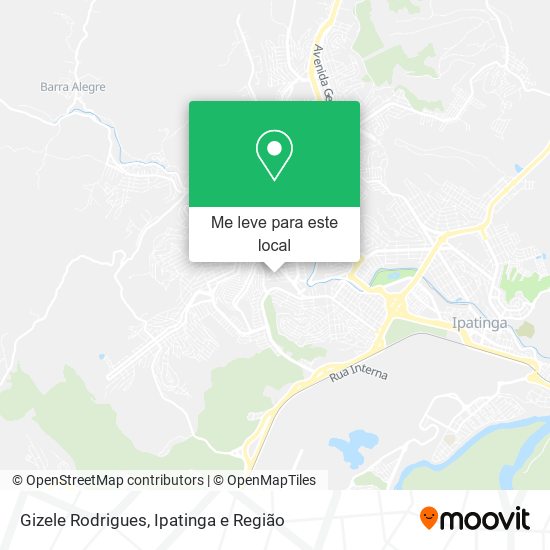 Gizele Rodrigues mapa