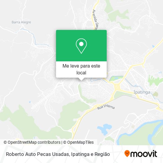 Roberto Auto Pecas Usadas mapa