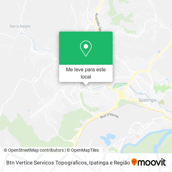 Btn Vertice Servicos Topograficos mapa