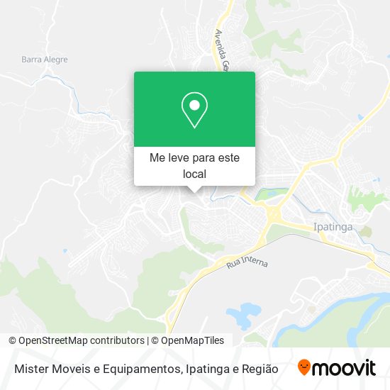 Mister Moveis e Equipamentos mapa