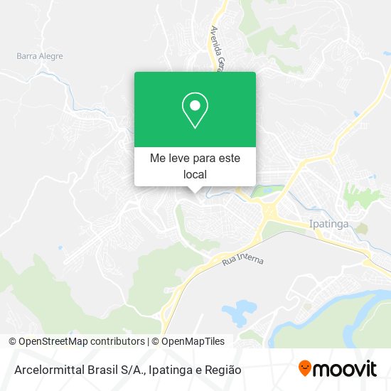 Arcelormittal Brasil S/A. mapa