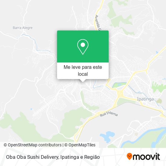 Oba Oba Sushi Delivery mapa