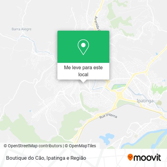 Boutique do Cão mapa