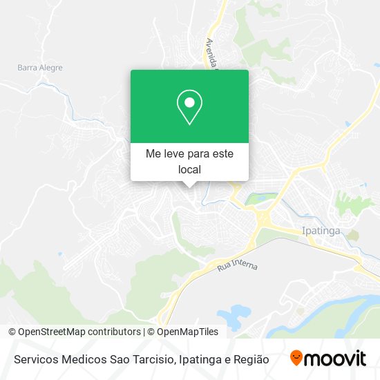 Servicos Medicos Sao Tarcisio mapa
