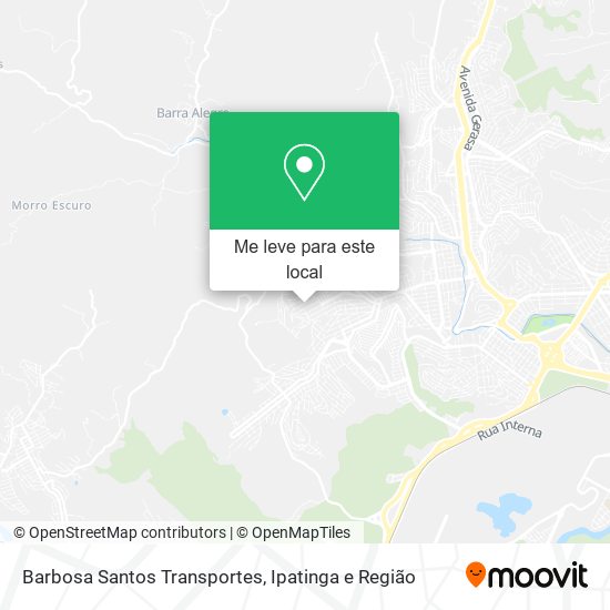 Barbosa Santos Transportes mapa