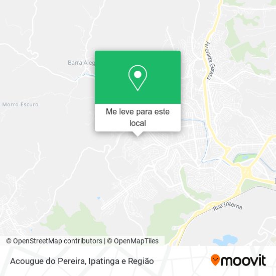 Acougue do Pereira mapa