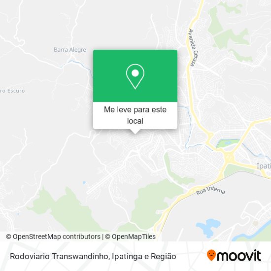 Rodoviario Transwandinho mapa