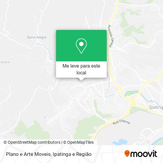 Plano e Arte Moveis mapa