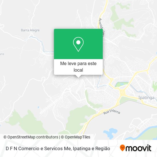 D F N Comercio e Servicos Me mapa