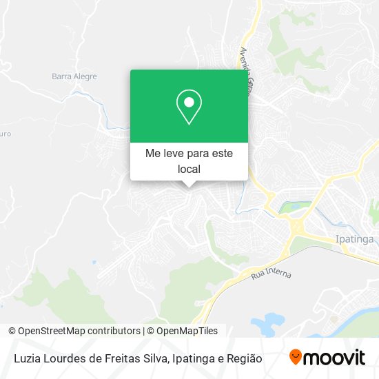 Luzia Lourdes de Freitas Silva mapa