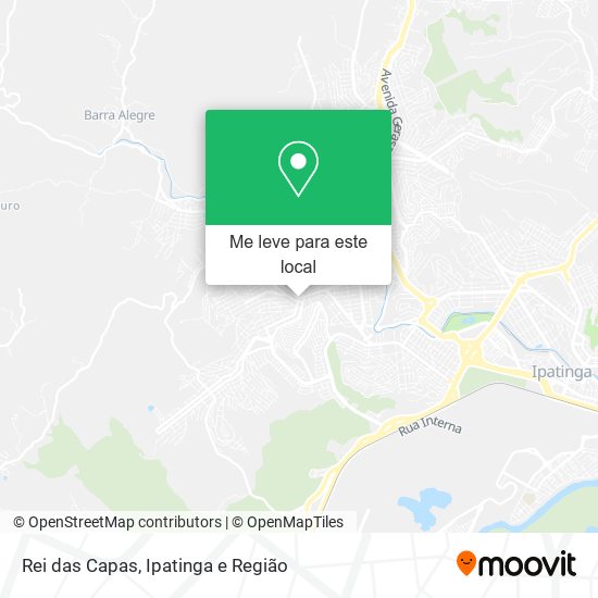 Rei das Capas mapa