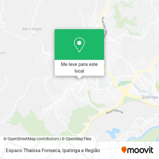 Espaco Thaissa Fonseca mapa