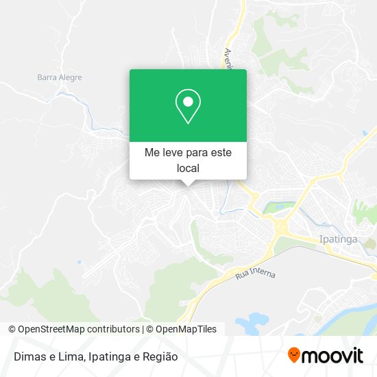 Dimas e Lima mapa