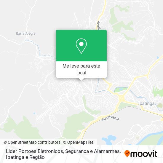 Lider Portoes Eletronicos, Seguranca e Alamarmes mapa