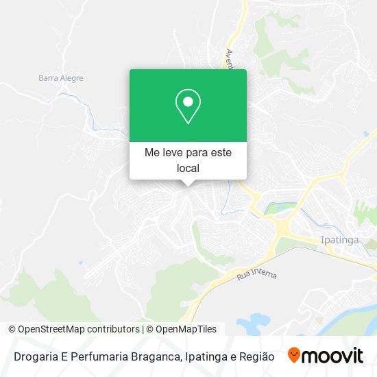 Drogaria E Perfumaria Braganca mapa