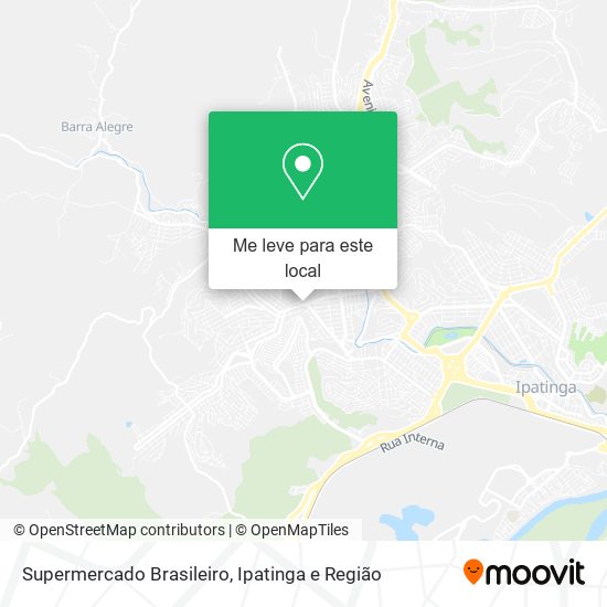 Supermercado Brasileiro mapa