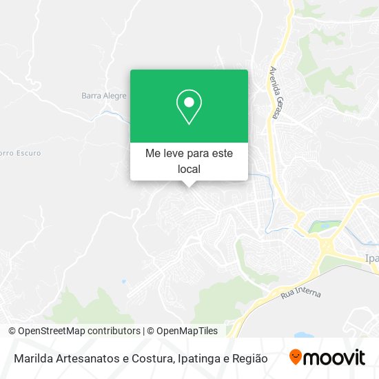 Marilda Artesanatos e Costura mapa