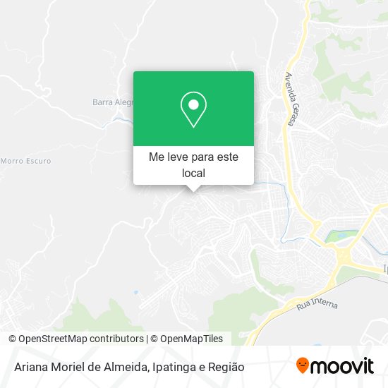 Ariana Moriel de Almeida mapa