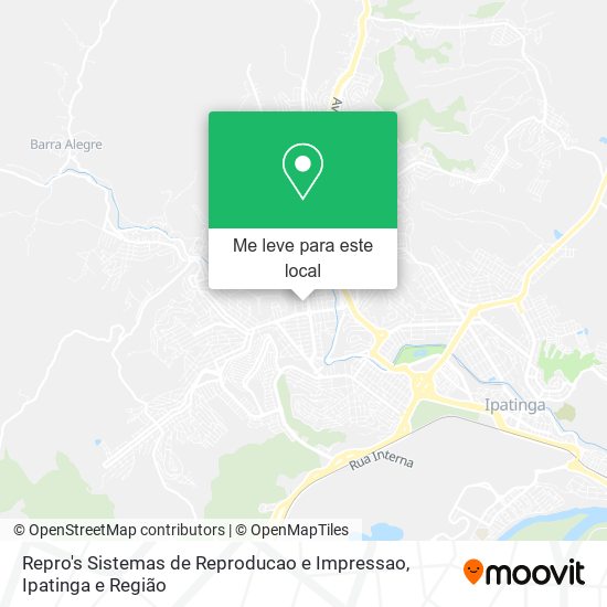 Repro's Sistemas de Reproducao e Impressao mapa