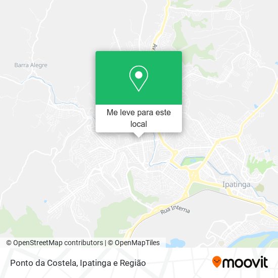 Ponto da Costela mapa