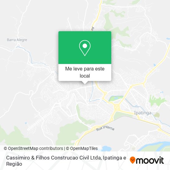 Cassimiro & Filhos Construcao Civil Ltda mapa