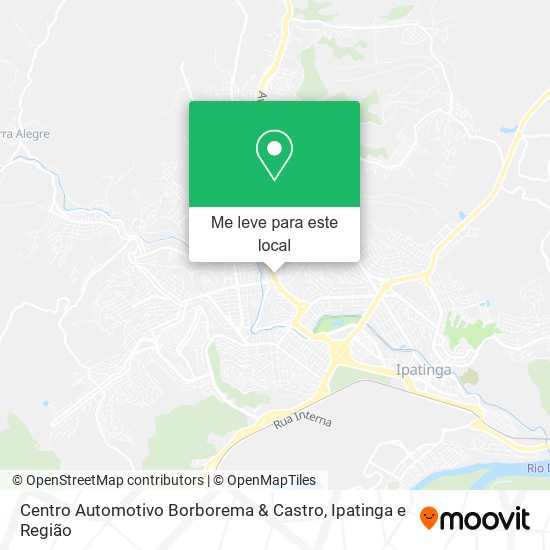 Centro Automotivo Borborema & Castro mapa