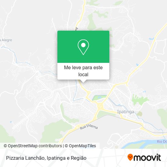 Pizzaria Lanchão mapa