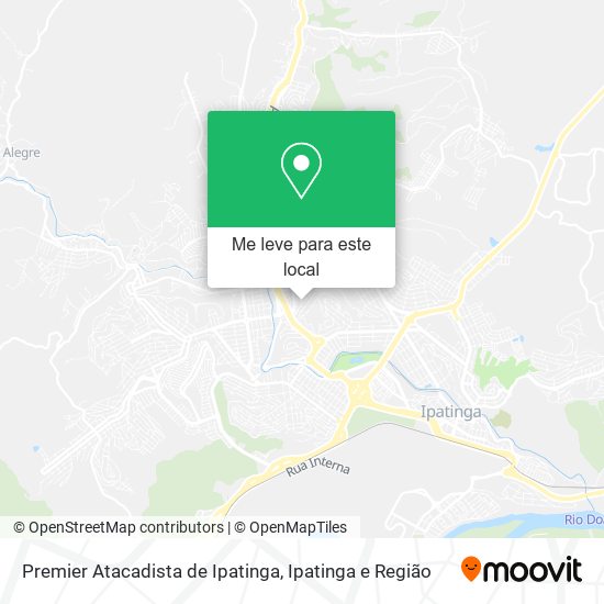 Premier Atacadista de Ipatinga mapa