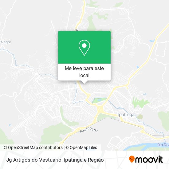 Jg Artigos do Vestuario mapa