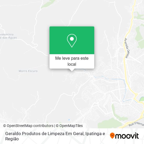 Geraldo Produtos de Limpeza Em Geral mapa