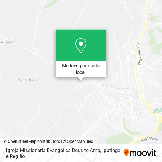 Igreja Missionaria Evangelica Deus te Ama mapa