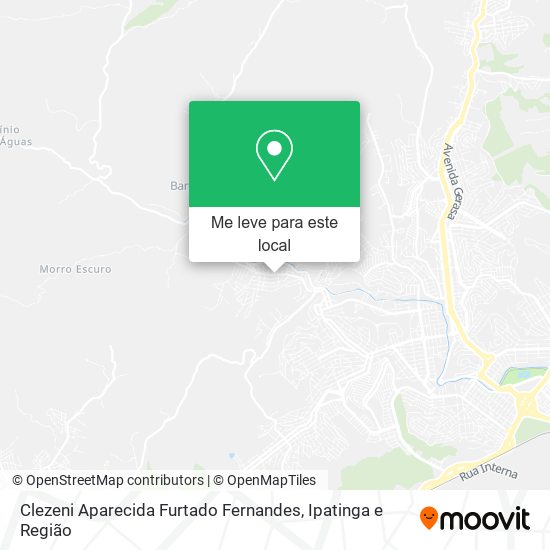 Clezeni Aparecida Furtado Fernandes mapa