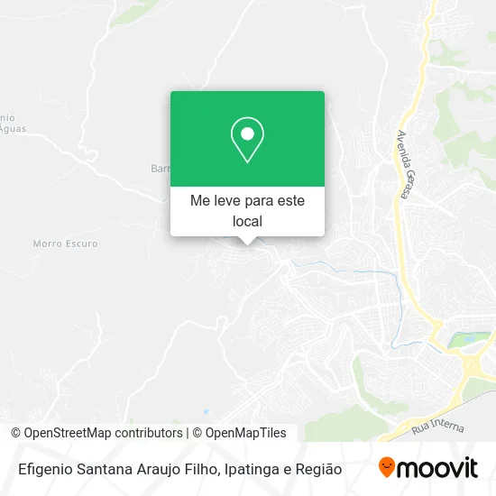 Efigenio Santana Araujo Filho mapa