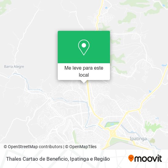 Thales Cartao de Beneficio mapa