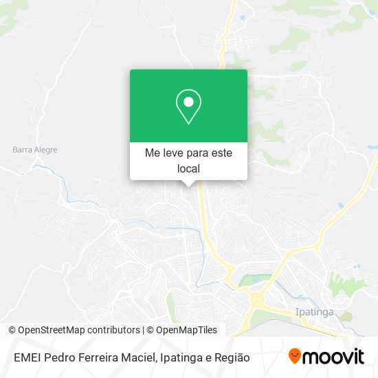 EMEI Pedro Ferreira Maciel mapa