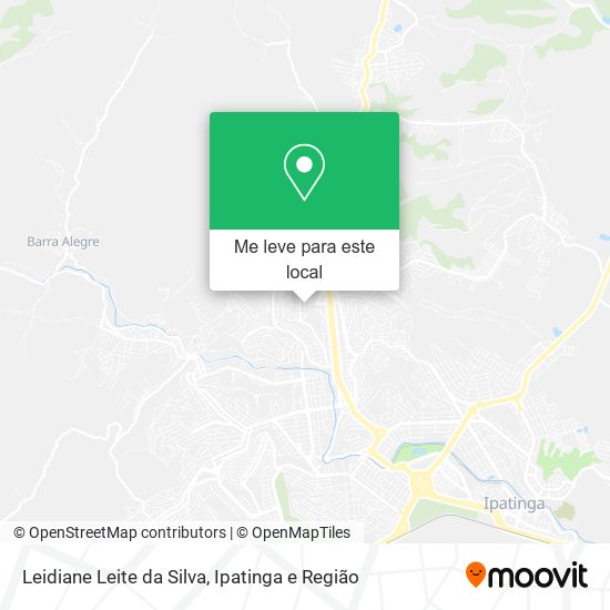 Leidiane Leite da Silva mapa