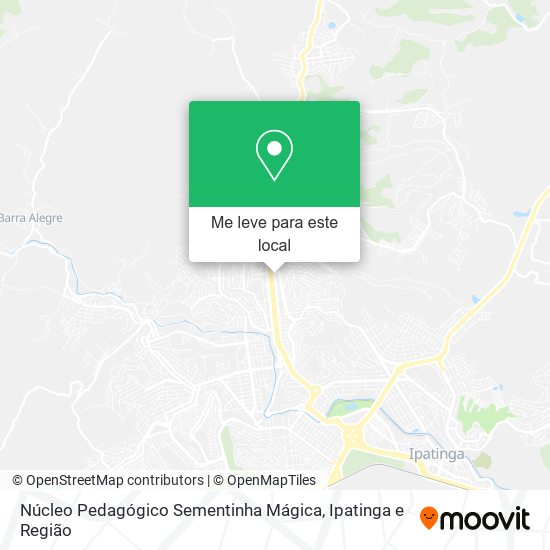 Núcleo Pedagógico Sementinha Mágica mapa