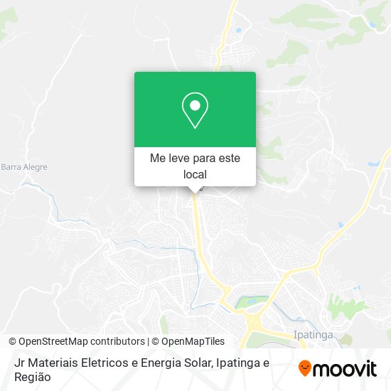 Jr Materiais Eletricos e Energia Solar mapa