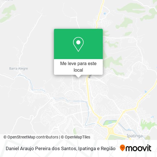 Daniel Araujo Pereira dos Santos mapa