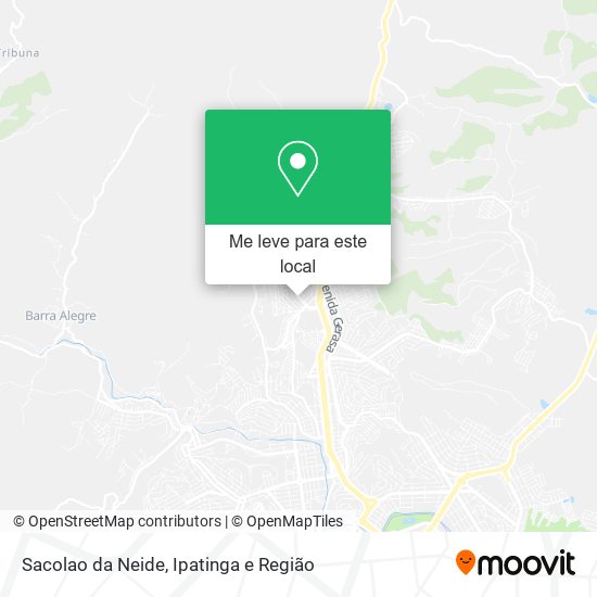 Sacolao da Neide mapa