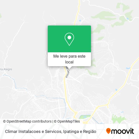 Climar Instalacoes e Servicos mapa