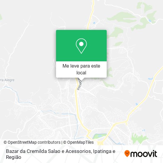 Bazar da Cremilda Salao e Acessorios mapa